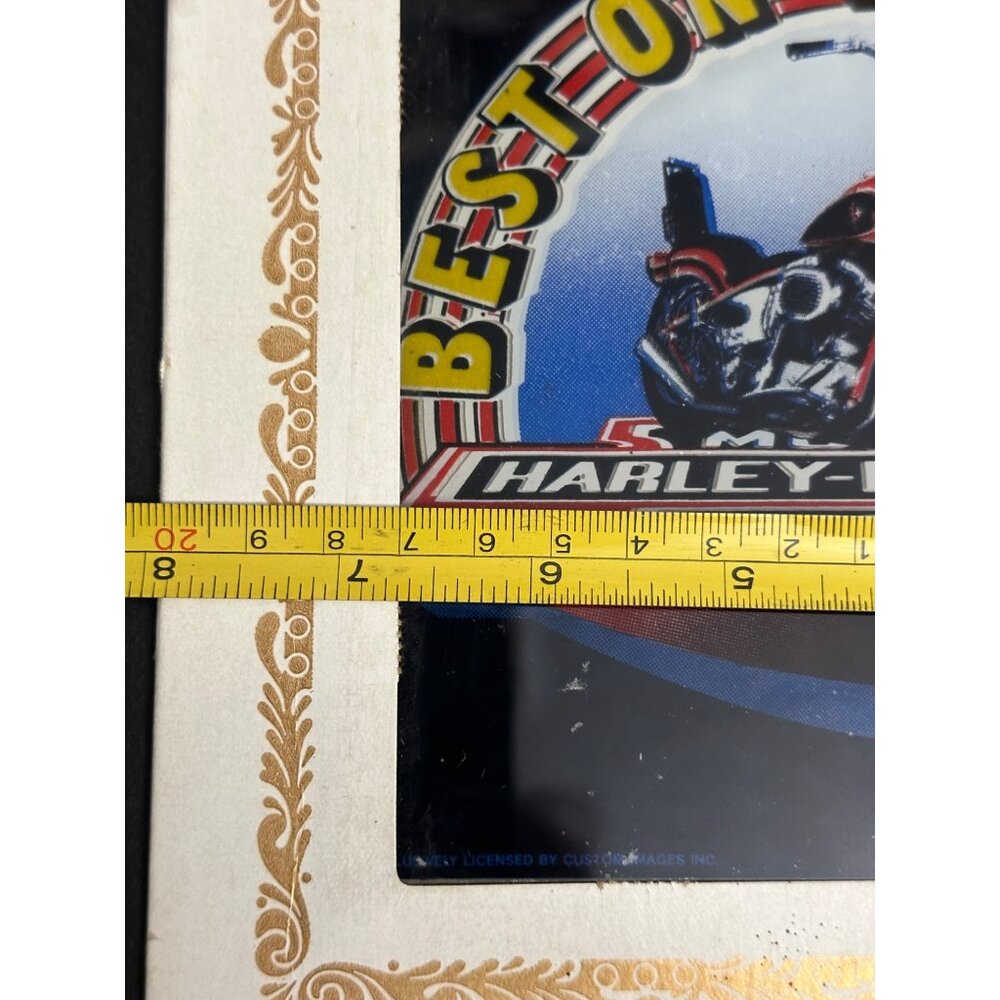 Harley-Davidson "Best On The Block" Vintage Print 8"x8" Official Licensed Produ - Picture 5 of 6